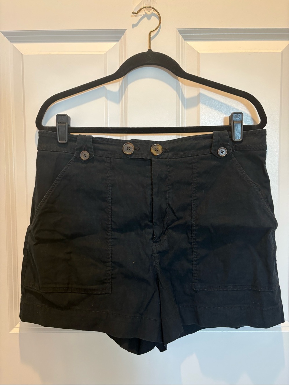 Anthropologie Maeve Black Colette Shorts
